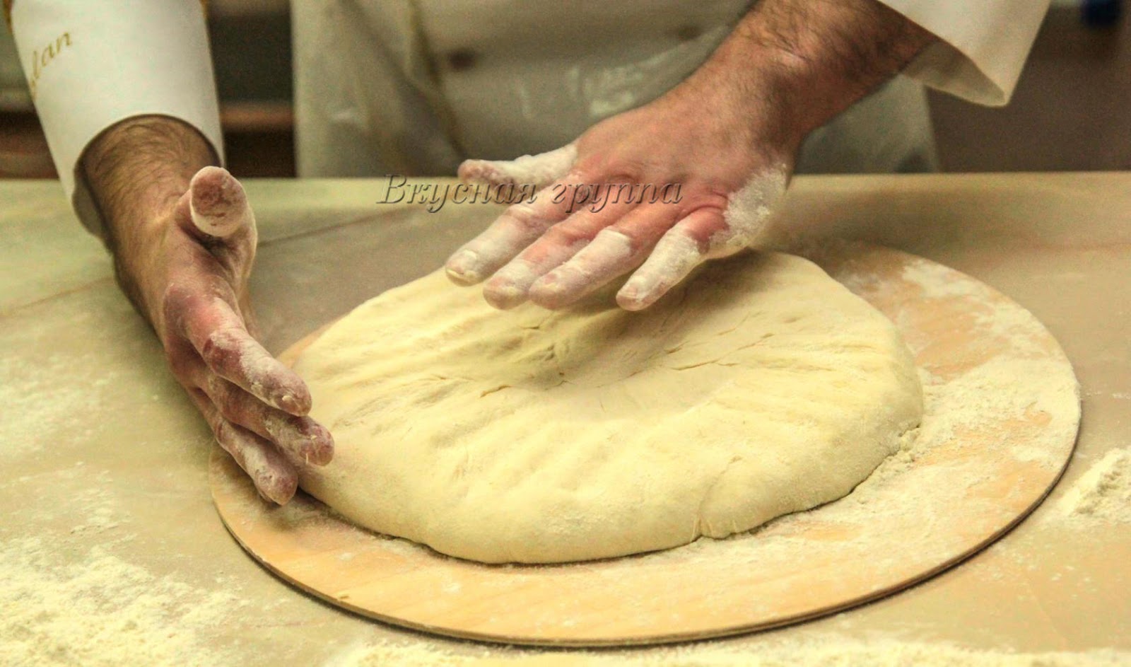 Формовка осетинских пирогов
