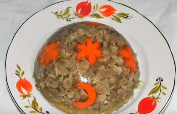 Холодец из курицы с желатином рецепт с фото пошагово